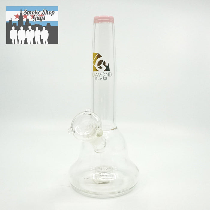 Colored Bell Beaker Bong: Diamond Glass Inline Matrix Perc, Compact Elegant Design, Smooth Smoke Diffusion, Premium Filtration, Durable Borosilicate Glass, Daily Use, Thermal Stress Resistance, 14mm Female Joint, Versatile Accessories, Vibrant Color Options.