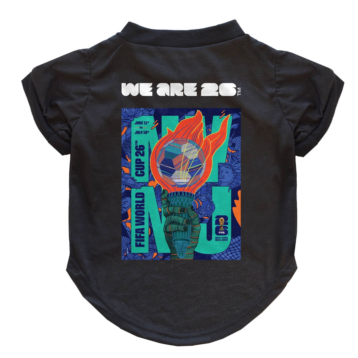 Little Earth Productions - 2026 FIFA World Cup Host City Pet T-Shirt