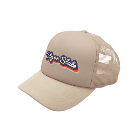 PupLid - Custom Retro Text | Trucker Hat for Dogs