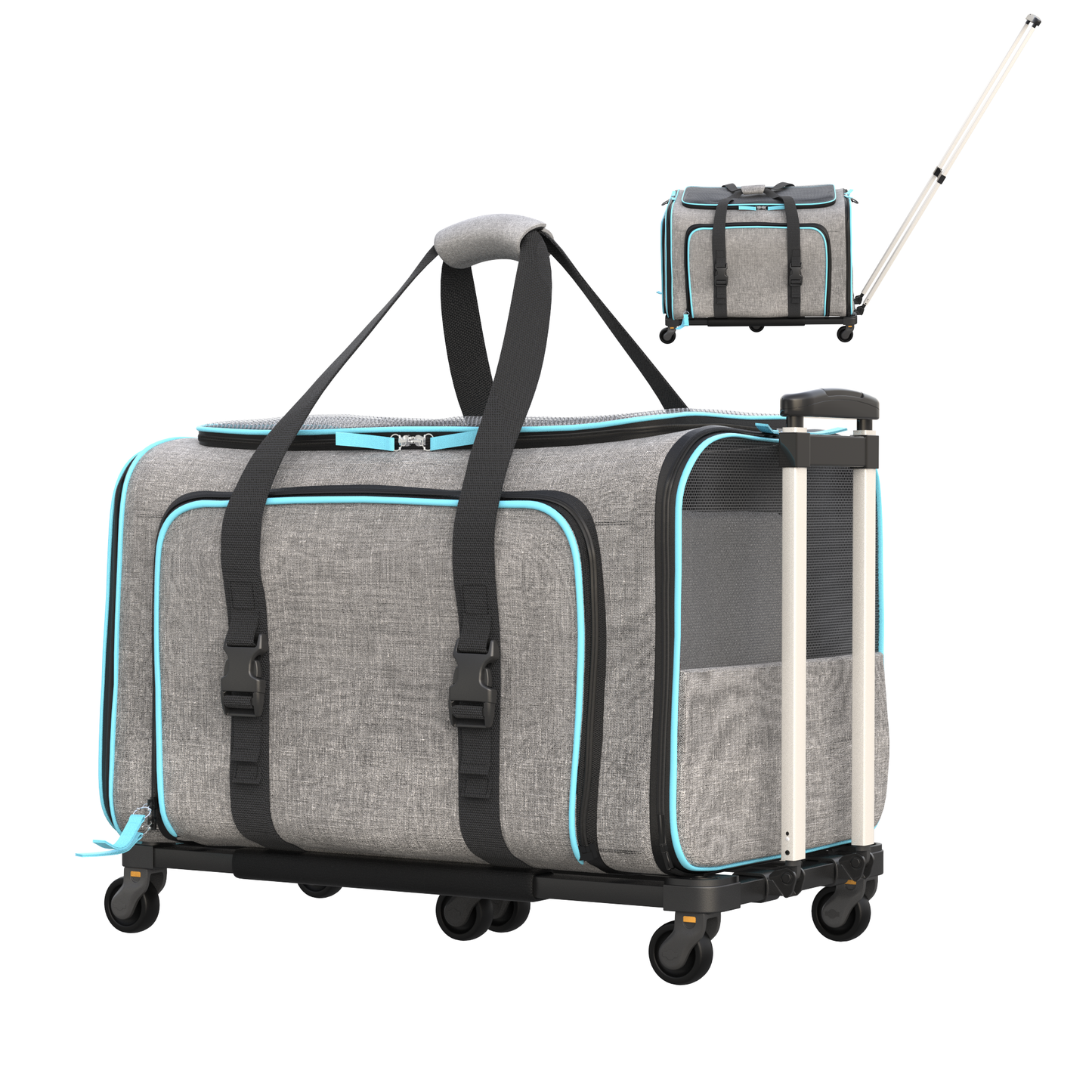 Katziela - Katziela Rolling Rover Airline Compliant Expandable Wheeled Pet Carrier