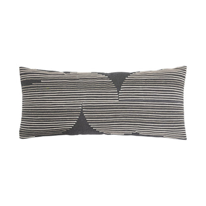 Embroidered Lumbar Pillow