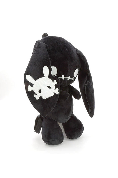 Black Naughty Bunny Stuffed Backpack