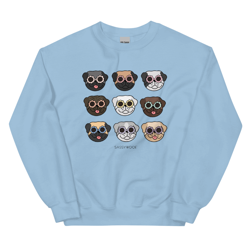 Sweatshirt - Pugs