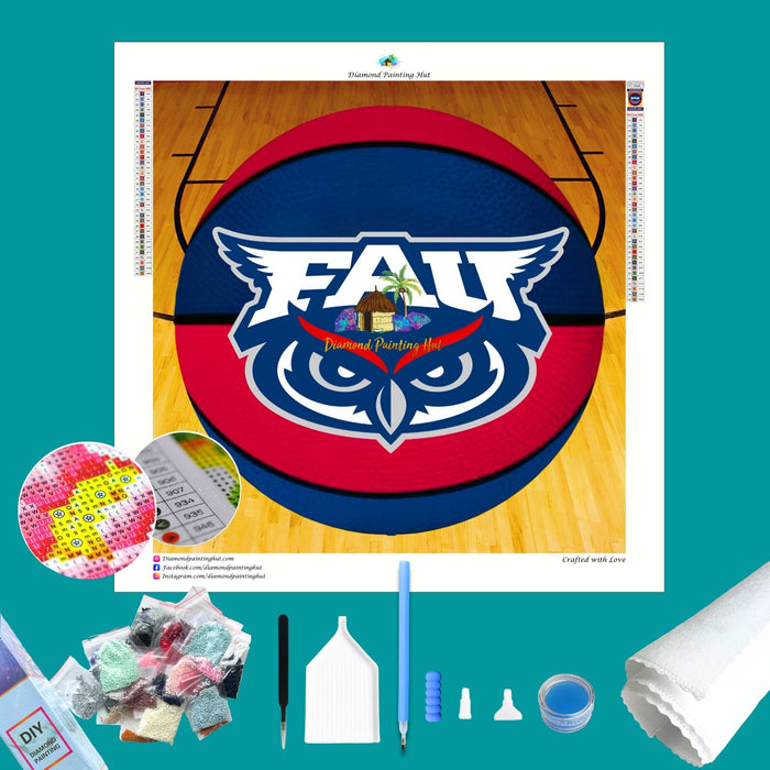 FAU Basketball Diamond Painting