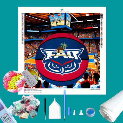 FAU Basketball Diamond Painting