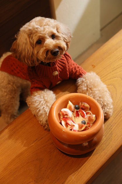 PEHOM - Soufflé Pet Bowl - Rose Pink