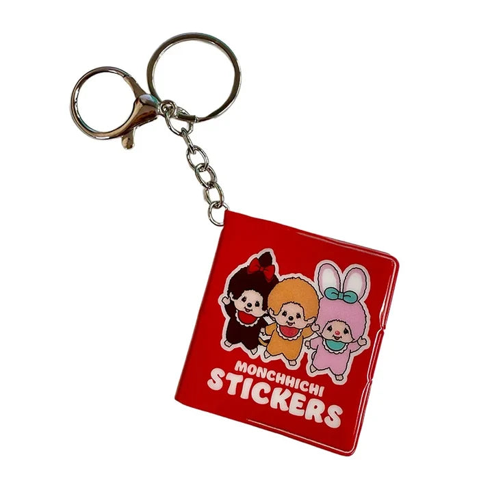Friends Forever Monchhichi Mini Stickerbook Keychain