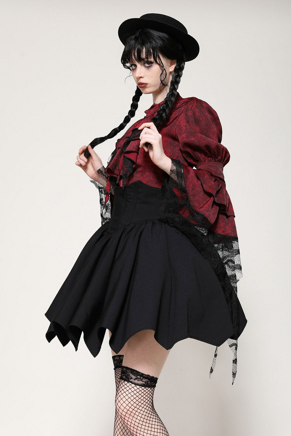 Bloody Valentine Ruffled Blouse
