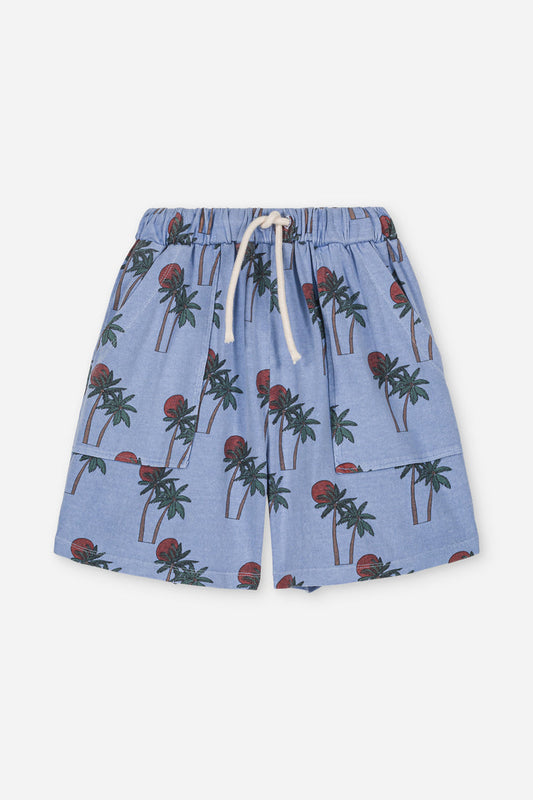 Gianni Short Allover Coconut Tree
