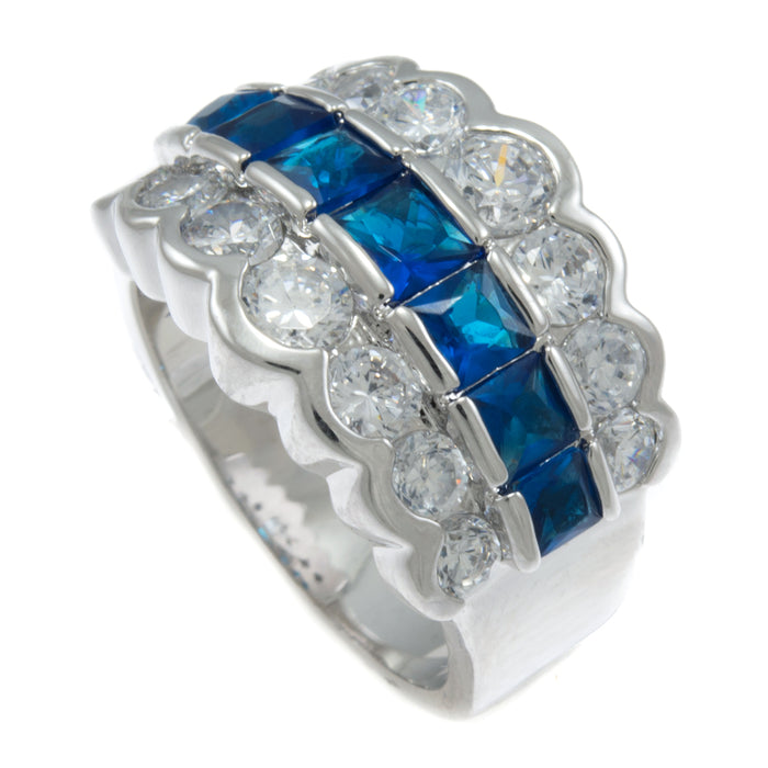 Gifts Infinity Aesthetic Rings Crossover Design Retro Fashion Big Cocktail Statement Ring for Women