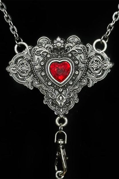 Cross My Heart Reversible Rosary Necklace