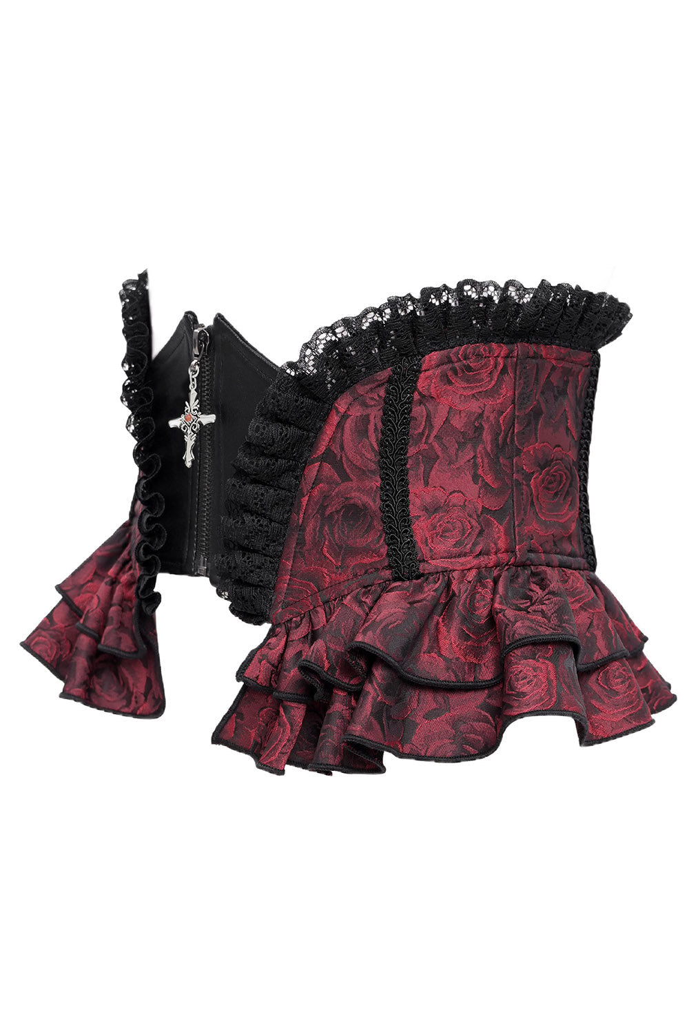 Blood Gardens Ruffle Corset [Red Rose]