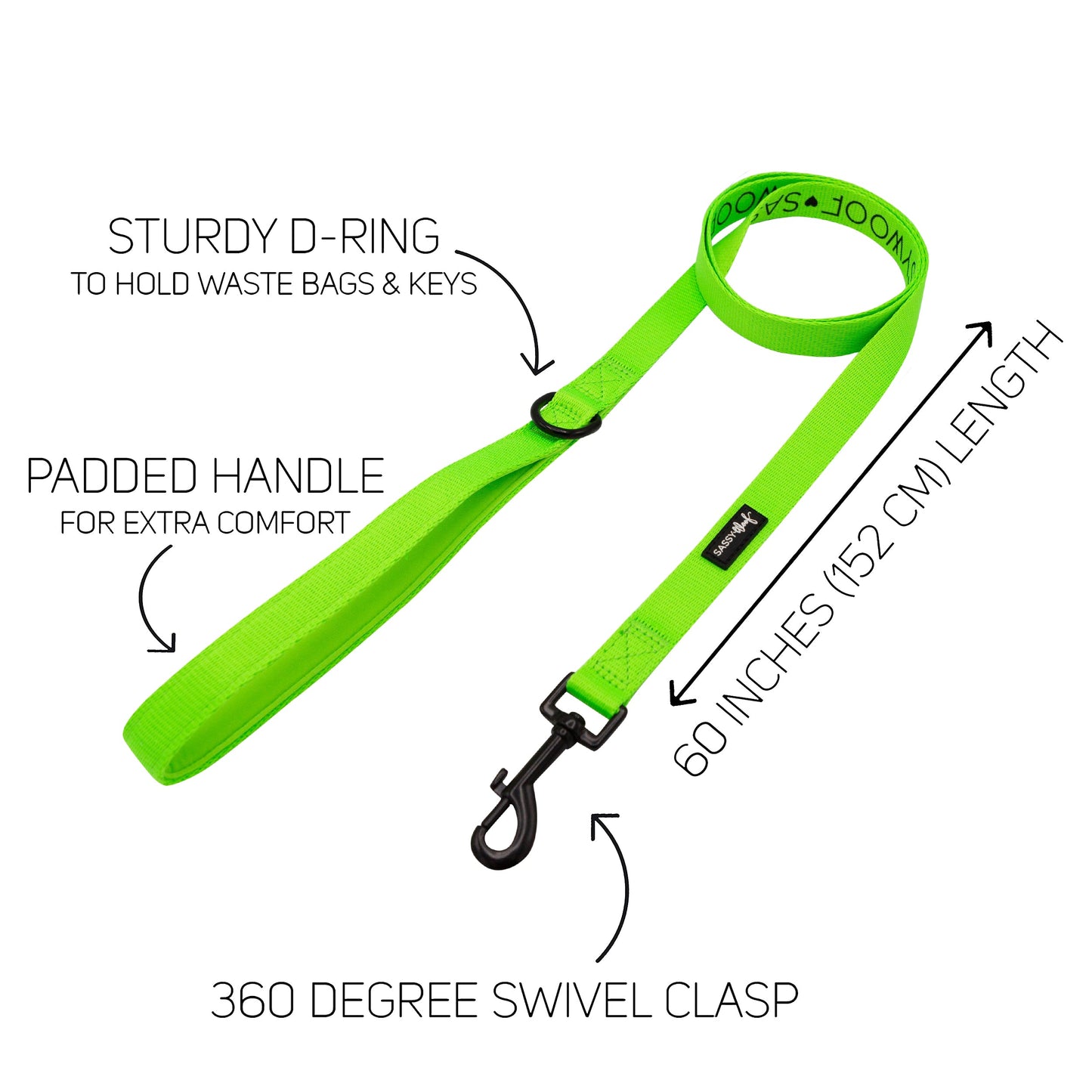 Dog Collar Three Piece Bundle - Neon Green