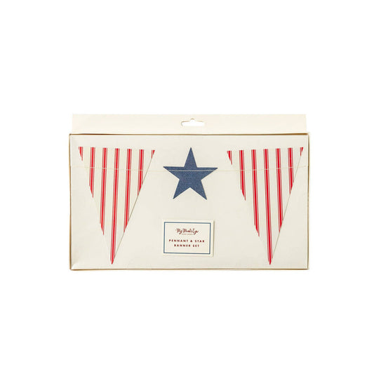 HAM802 - Hamptons Pennant Star Banner