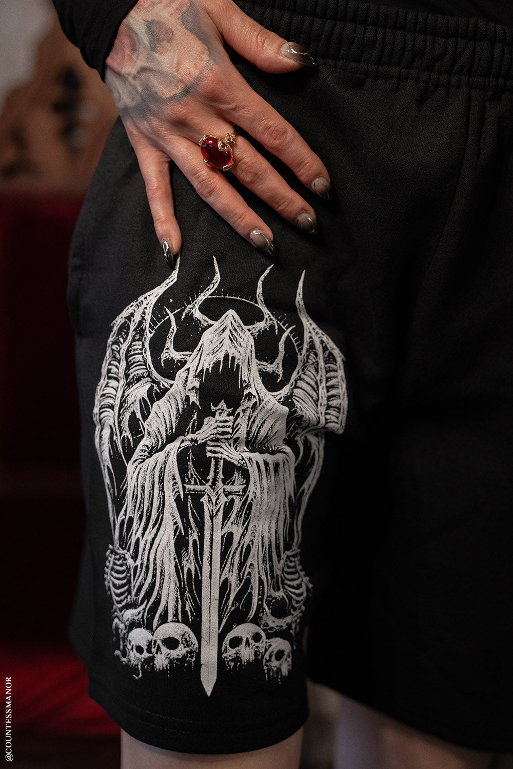 Angel of Death Sweat Shorts [Unisex]