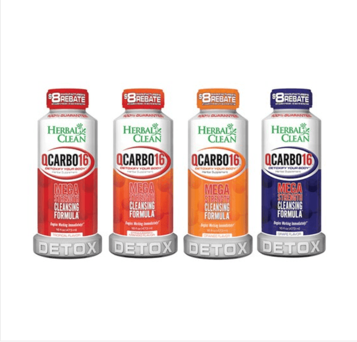 Herbal Clean QCarbo16 16oz Detox - Mega Strength Cleansing Formula, Detox Product, Toxin Cleanse, Body Cleanse, Detox Drink, Herbal Clean, QCarbo16, 16 Ounces, Mega Strength, Reliable Potent Cleanser, Detoxify, Body Purification, Cleanse Your Body, Healthy Lifestyle, Detoxification, Body Cleansing, Total Body Cleanse, Detox Support.