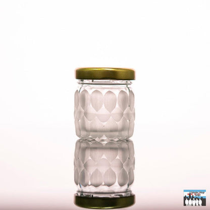 Etched Glass Baller Hars: Hittite Glass, Intricate Design, Handcrafted, Premium Glass, Durable and Elegant, Artistic Design
