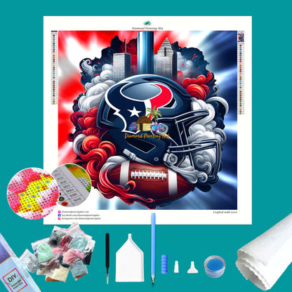 Houston Texans NFL Helmet Diamond Painting