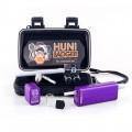 Huni Badger Vertical Vaporizer Kit, compact design with rechargeable features and versatile compatibility for on-the-go dabbing.