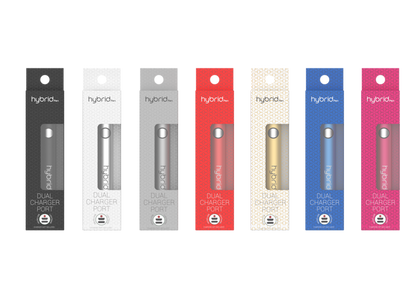 Hybrid Pen 510 Battery with Variable Voltage Range and Dual Charging Options, Compatible with All 510-Thread Cartridges