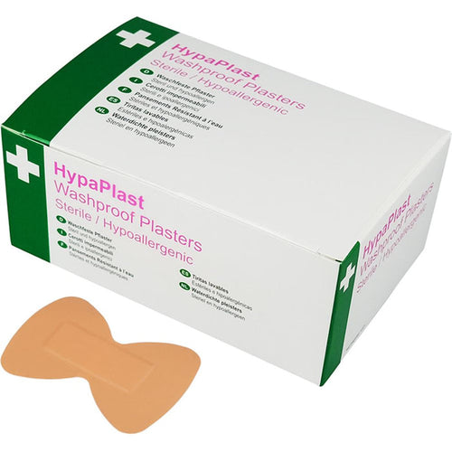 HypaPlast Washproof Plasters Fingertip (Pack 100)