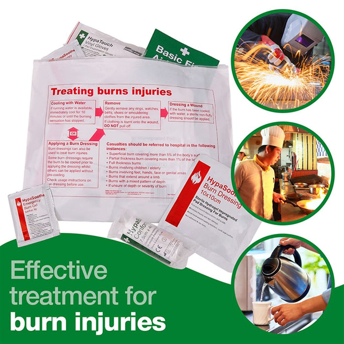 HypaSoothe Burns First Aid Kit in Vinyl Wallet