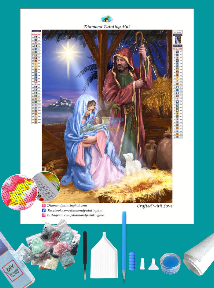 In Bethlehem Diamond Painting-Diamond Painting Hut
