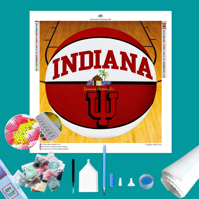 Indiana Basketball Diamond Painting