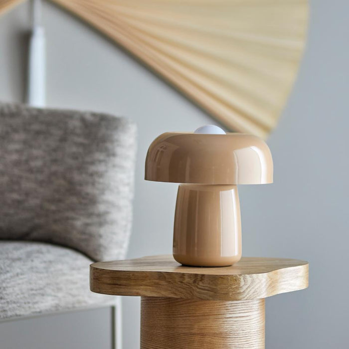 Iron Exposed Bulb Table Lamp