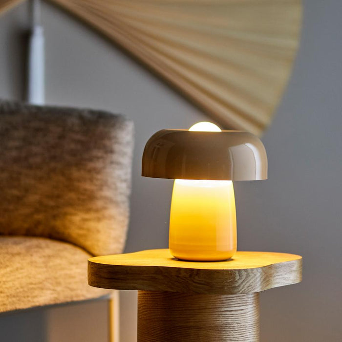 Iron Exposed Bulb Table Lamp