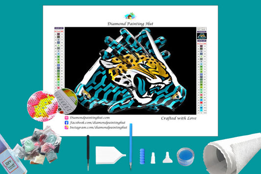 Jacksonville Jaguars NFL Gloves Diamond Painting-Diamond Painting Hut