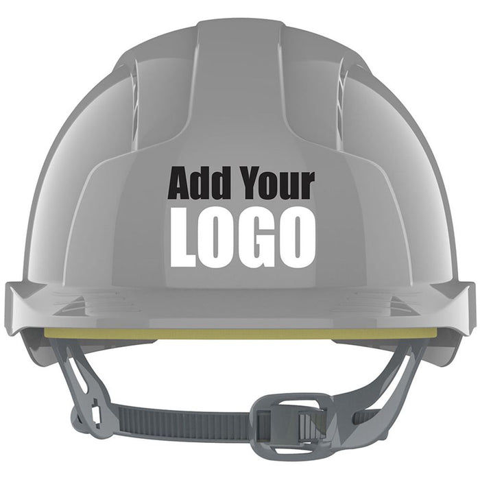 JSP EVOLite Custom Printed Safety Helmet - Vented Slip Ratchet Mid Peak