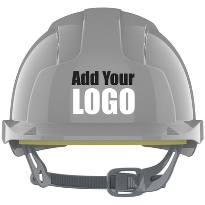 JSP EVOLite Custom Printed Safety Helmet - Vented Slip Ratchet Mid Peak