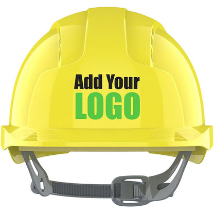 JSP EVOLite Custom Printed Safety Helmet - Vented Slip Ratchet Mid Peak