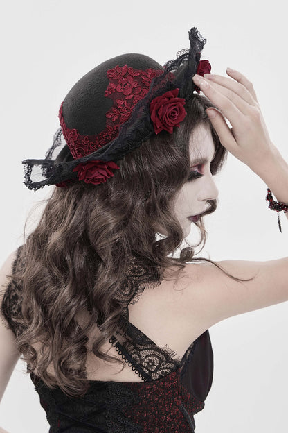 Crown of Roses Lace Hat