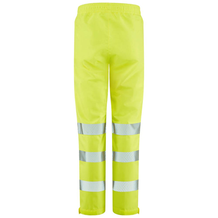 Leo Workwear Hannaford Yellow Waterproof Breathable Women's Hi Vis Trouser