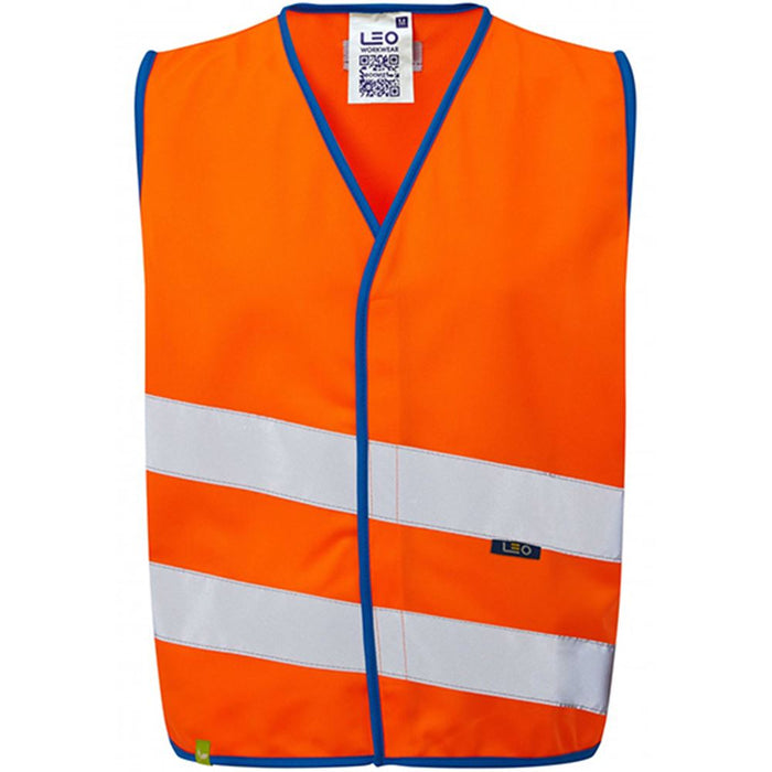 Leo Workwear Neonstars EcoViz Children's Hi Vis Vest