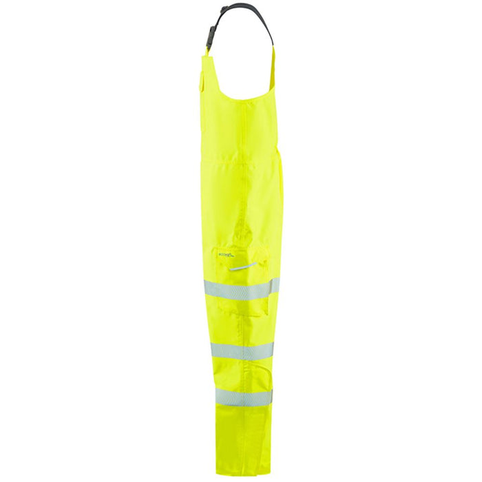 Leo Workwear Northam Yellow EcoViz 15K Waterproof Breathable Hi Vis Bib & Brace