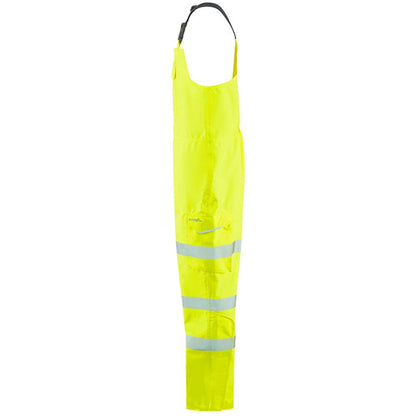 Leo Workwear Northam Yellow EcoViz 15K Waterproof Breathable Hi Vis Bib & Brace