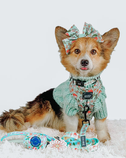Dog Sailor Bow - Shrooms & Blooms