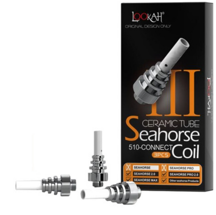 Lookah Seahorse Coils – Replacement Pack of 3 Ceramic Coils