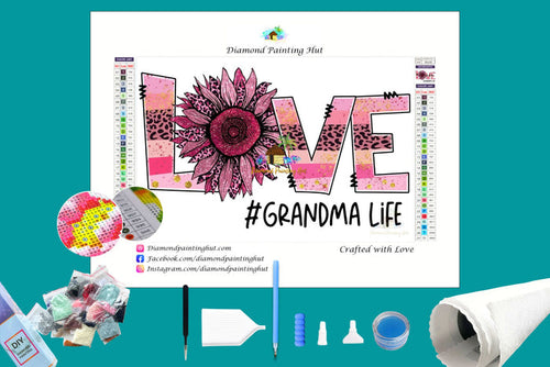 Love Grandma Life Diamond Painting