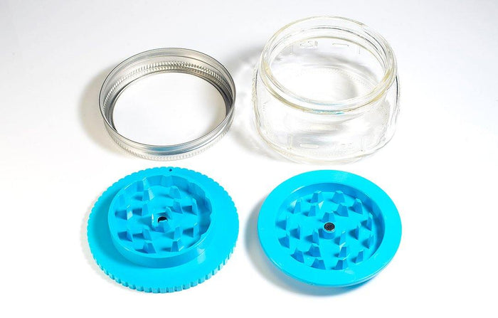 Mason Grinder Large Mouth – Durable Mason Jar Lid Herb Grinder for Seamless Integration and Efficient Grinding