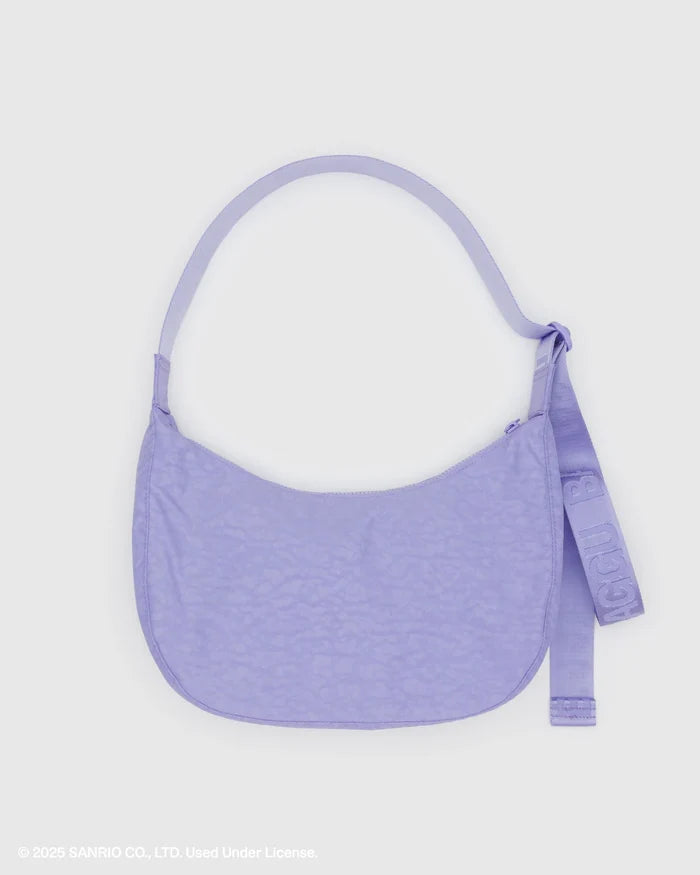 Medium Nylon Crescent Bag | Embroidered My Melody Strawberry