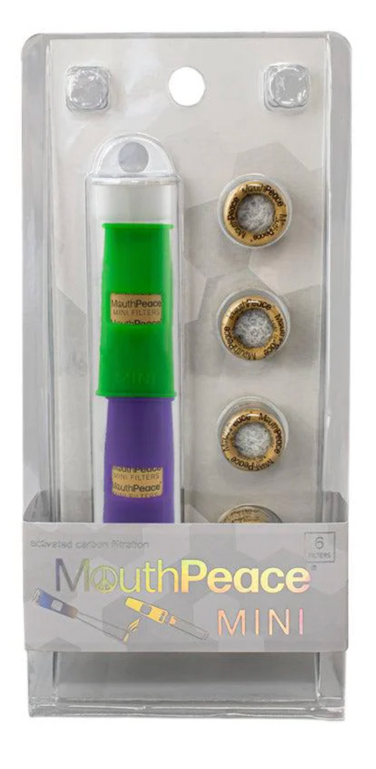 Mooselabs MouthPeace Mini Joint Filter Kit for cleaner, smoother smoking sessions with advanced filtration to reduce tar and resin while preserving flavor.