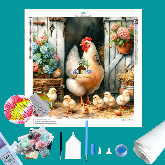 Mother Hen Diamond Painting