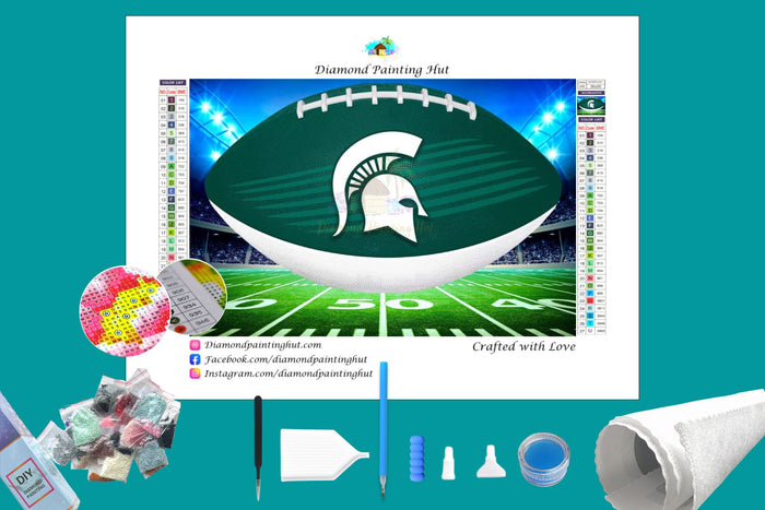 MSU Spartans Diamond Painting-Diamond Painting Hut