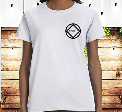 NA Chest Area Clean Date Custom Tee