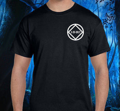 NA Chest Area Clean Date Custom Tee