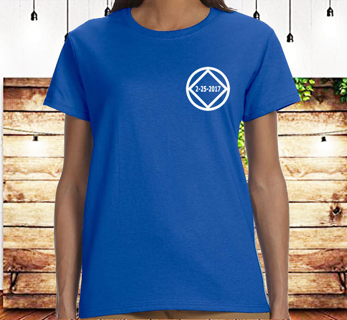 NA Chest Area Clean Date Custom Tee